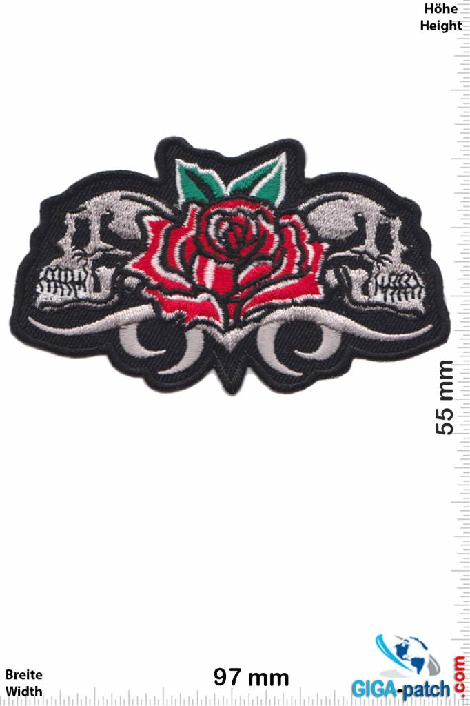 totenkopf-2-skulls-rose